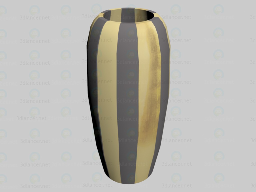 modello 3D Oro significa vaso verso - anteprima