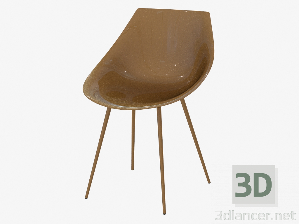 modello 3D sedia Lago - anteprima