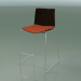 3d model Bar stool 0304 (on a sled, with a pillow on the seat, wenge) - preview