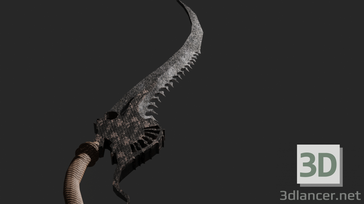 modello 3D di spada demoniaca comprare - rendering