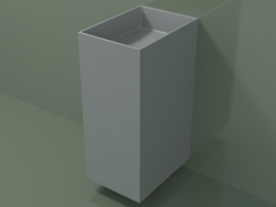 Wall-mounted washbasin (03UN16302, Silver Gray C35, L 36, P 50, H 85 cm)