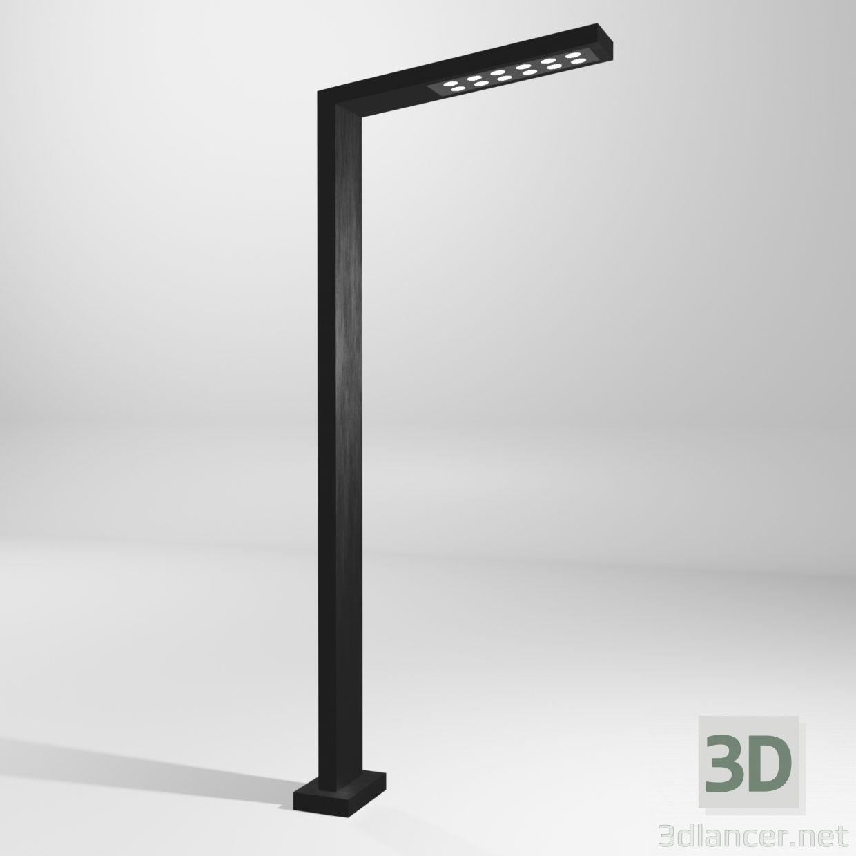 Lámpara de calle 3D modelo Compro - render