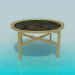 3d model Table with ornament - preview