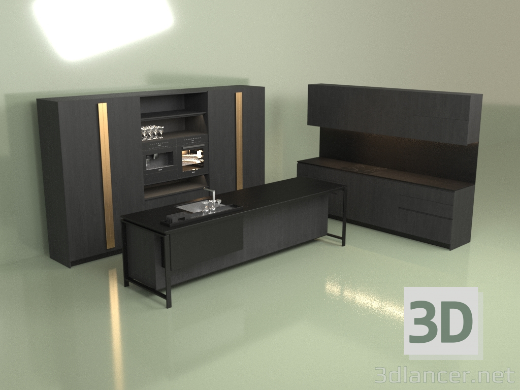 3d model MIA kitchen - preview