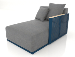Módulo de sofá seção 2 direita (cinza azul)