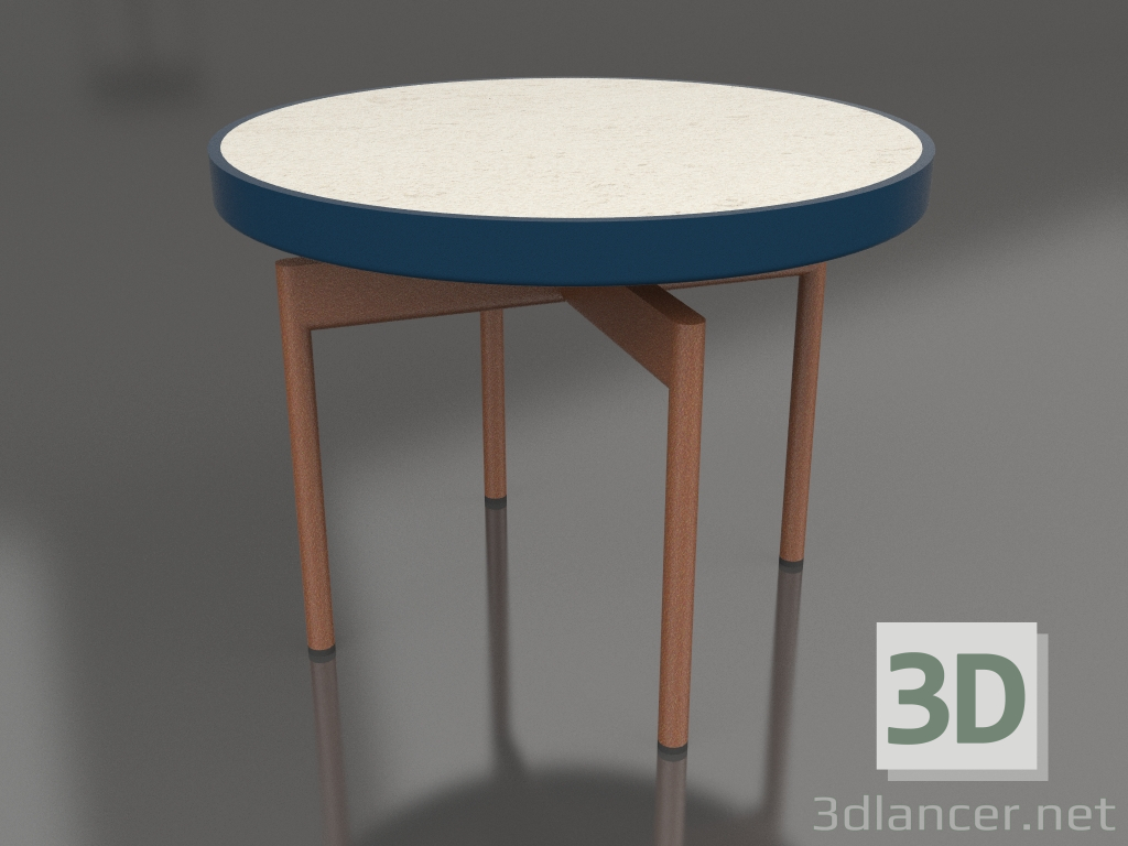 modèle 3D Table basse ronde Ø60 (Gris bleu, DEKTON Danae) - preview
