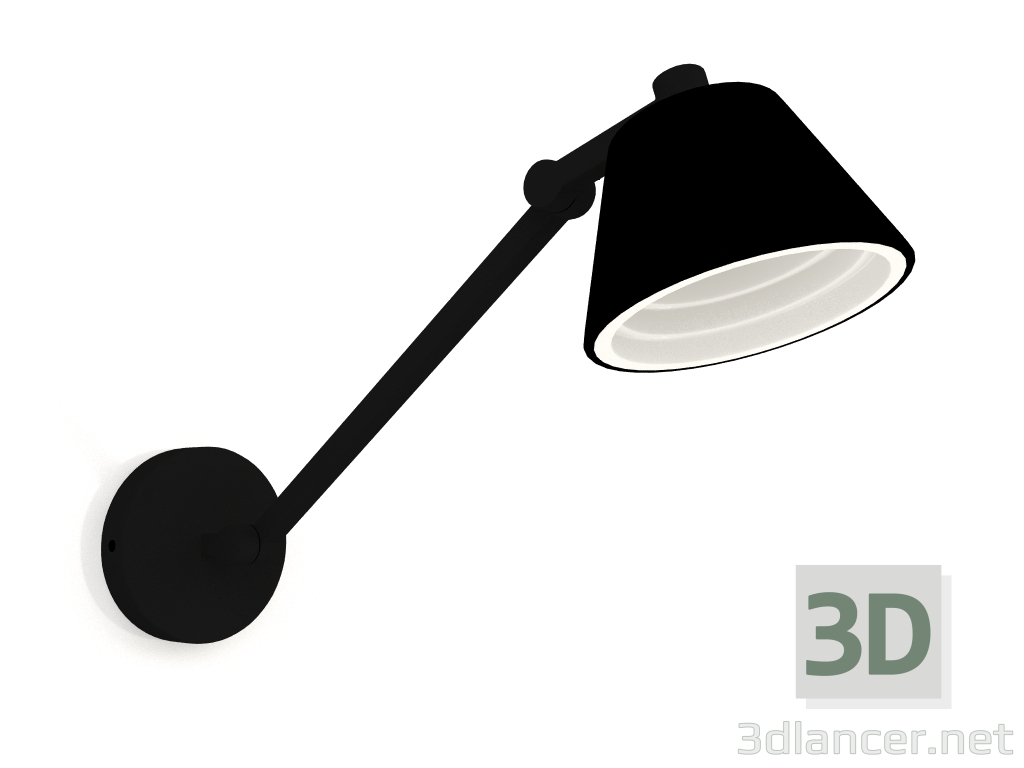 modello 3D Lampada da parete Lub - anteprima