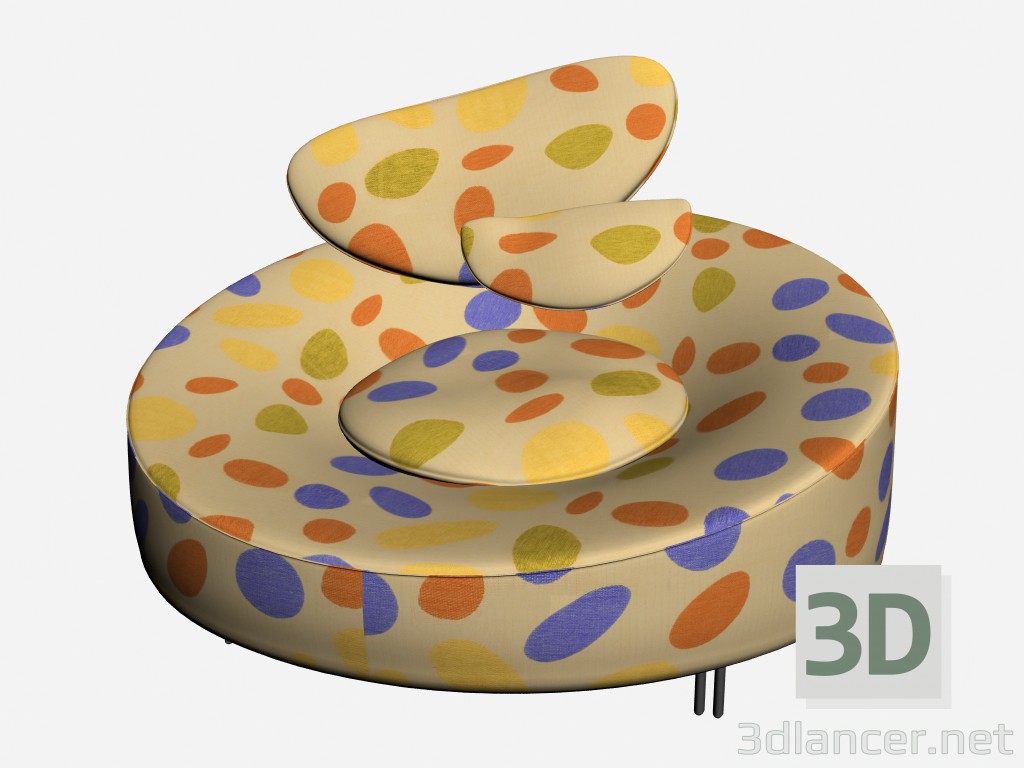 3 डी मॉडल कुर्सी Ralace - पूर्वावलोकन