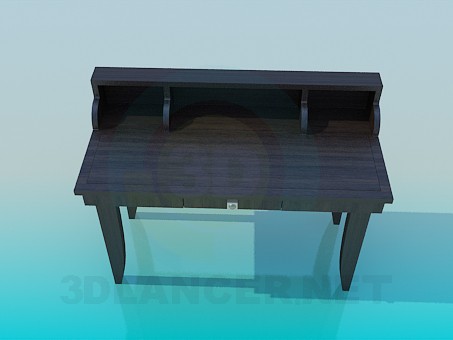 3d модель Письменный столик – превью