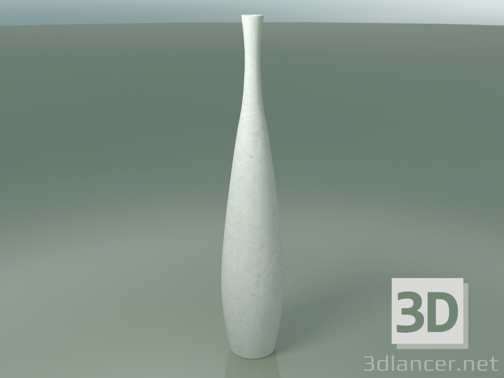 modello 3D Bottiglia decorativa InOut (93, ceramica bianca) - anteprima