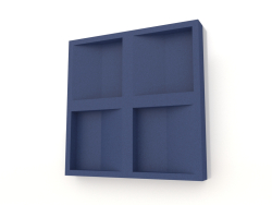 3D duvar paneli CONCAVE (koyu mavi)