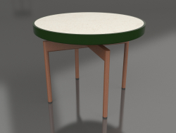 गोल कॉफ़ी टेबल Ø60 (बोतल हरी, डेकटन डाने)