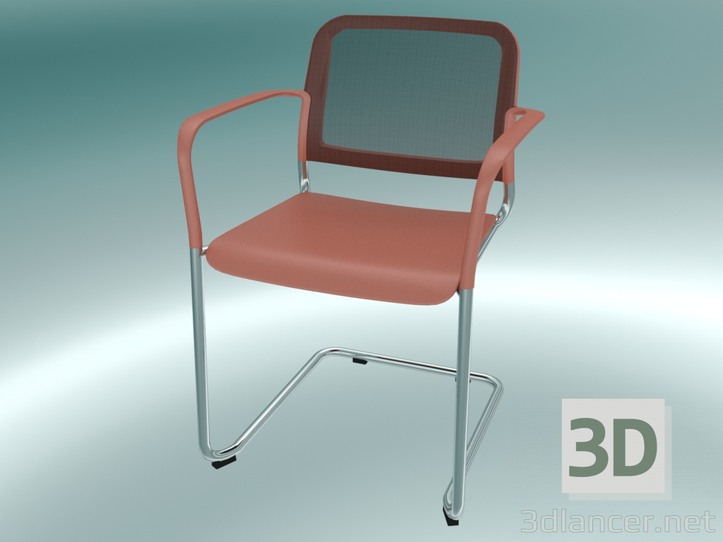 3D Modell Konferenzstuhl (525V 2P) - Vorschau