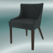 modèle 3D Demi-chaise Elias (gris foncé) - preview