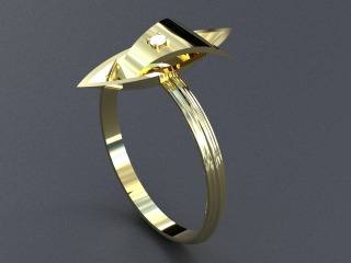 3D-Modell "Ring unter Segel"