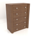 3d model Chest of drawers TM 022 (910x480x1140, wood brown light) - preview