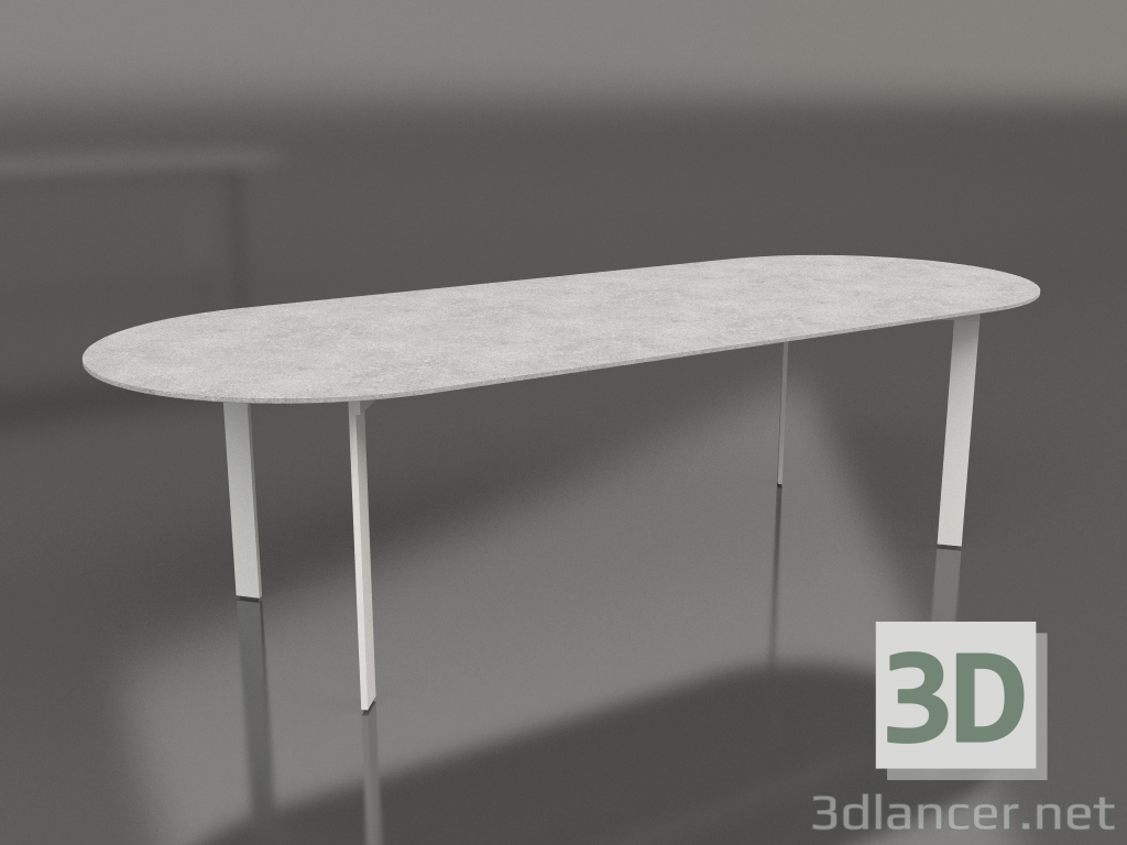 Modelo 3d Mesa de jantar (cinza ágata) - preview