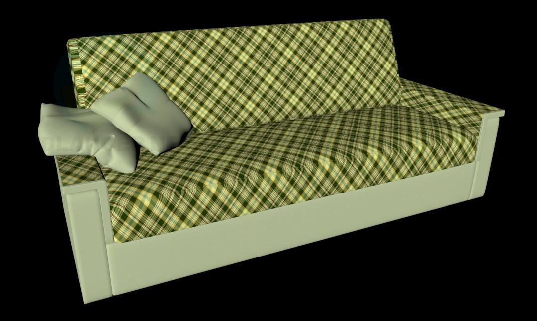 3D Modell "Borowitschi Möbel" Herrn sofa - Vorschau