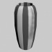 modèle 3D Vase Verso argent (moyenne) - preview