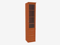 The bookcase is narrow (9704-13)