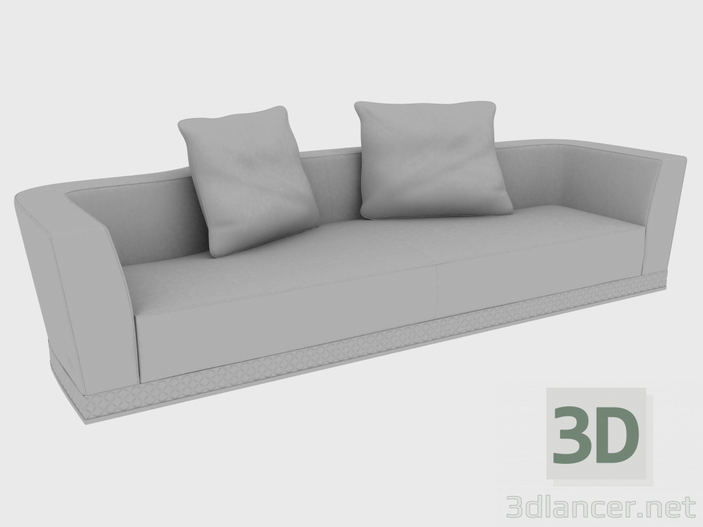 modèle 3D Canapé WELLES SOFA (332X125XH74) - preview
