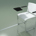 3D modeli Kolçaklı ve aksesuarlı istiflenebilir sandalye 6603 (polipropilen Beyaz, CRO) - önizleme