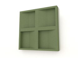 3D wall panel CONCAVE (green)