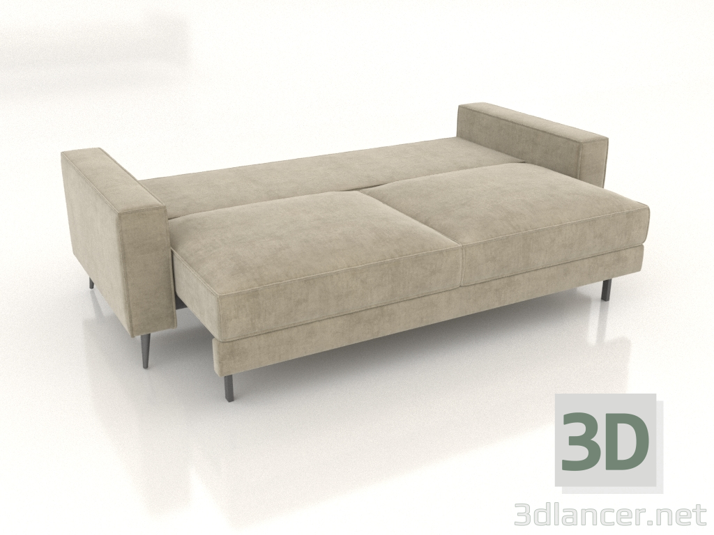 modèle 3D Canapé-lit MADISON (déplié) - preview