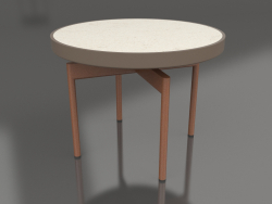 गोल कॉफी टेबल Ø60 (कांस्य, डेक्कन डैने)