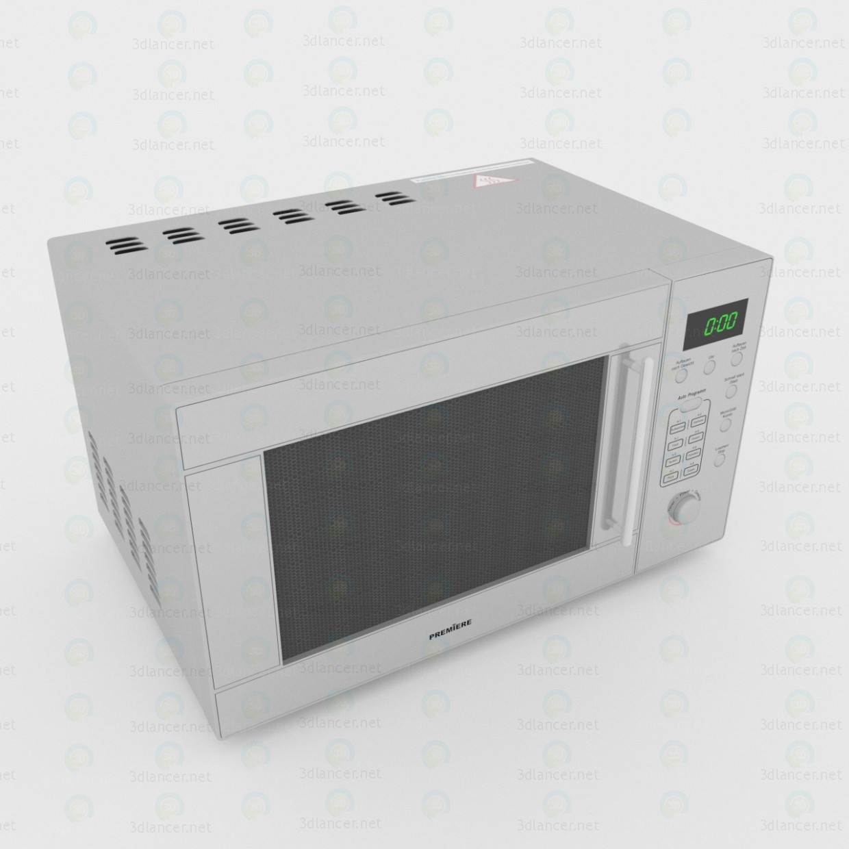 3d model Horno microondas Premiere - vista previa