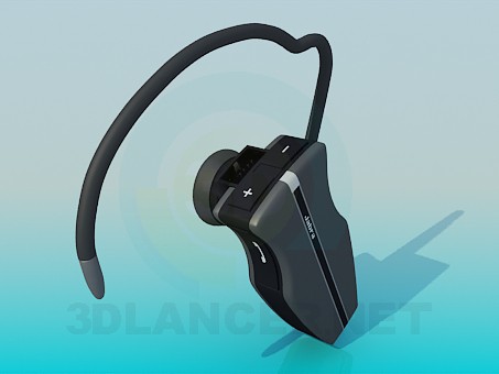 3d model Jabra bluetooth headset - preview
