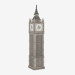 3d model Big Ben clock statuette - preview