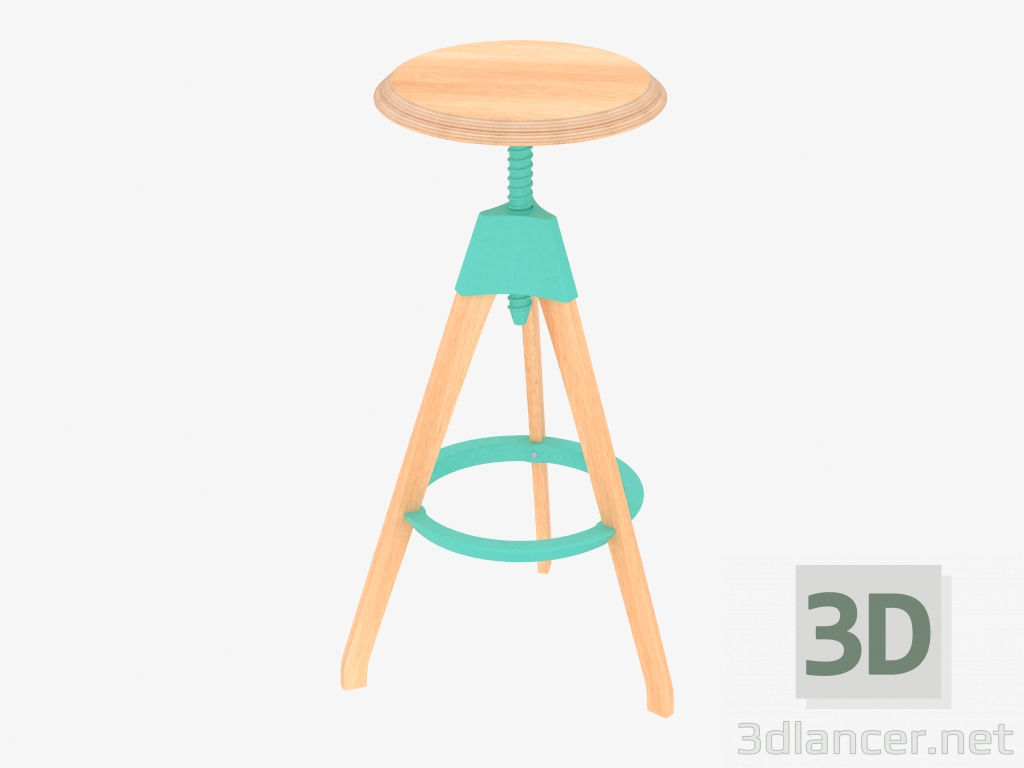 3 डी मॉडल बार कुर्सी जैरी - पूर्वावलोकन
