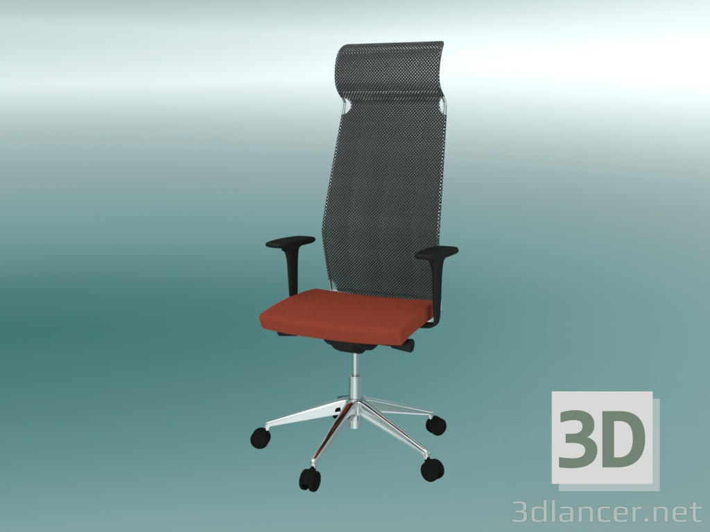 3 डी मॉडल कुंडा कुर्सी (11S P51) - पूर्वावलोकन