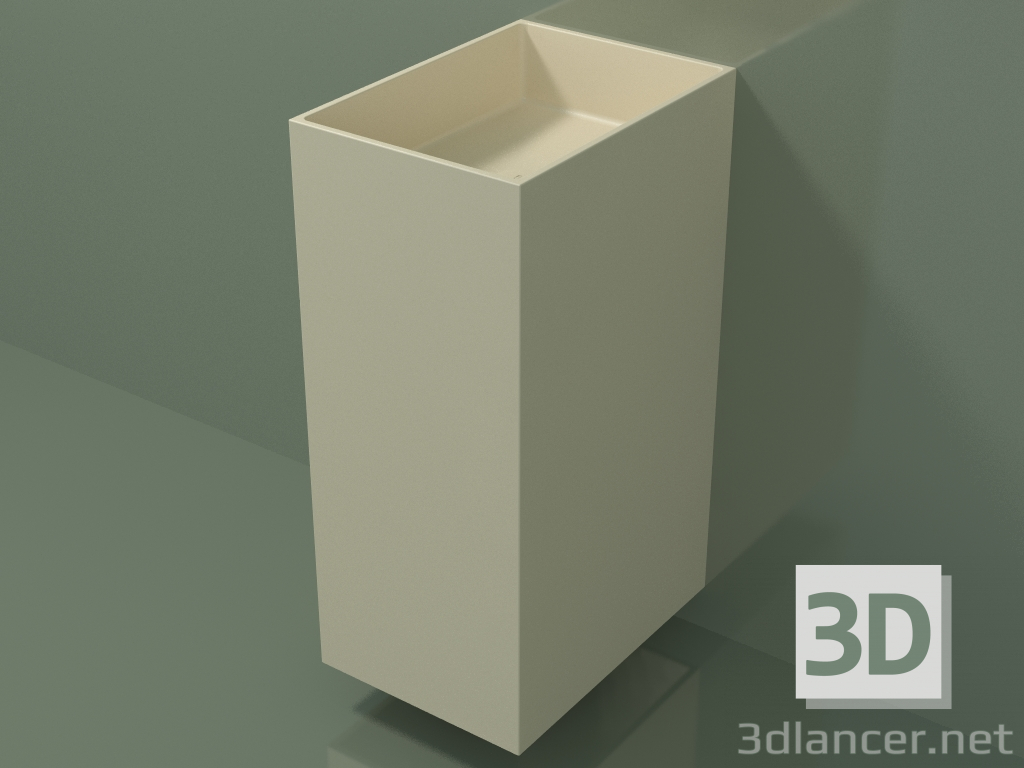 modèle 3D Lavabo suspendu (03UN16302, Bone C39, L 36, P 50, H 85 cm) - preview