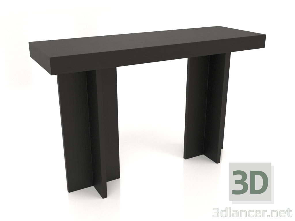 3d model Console table KT 14 (1200x400x775, wood black) - preview