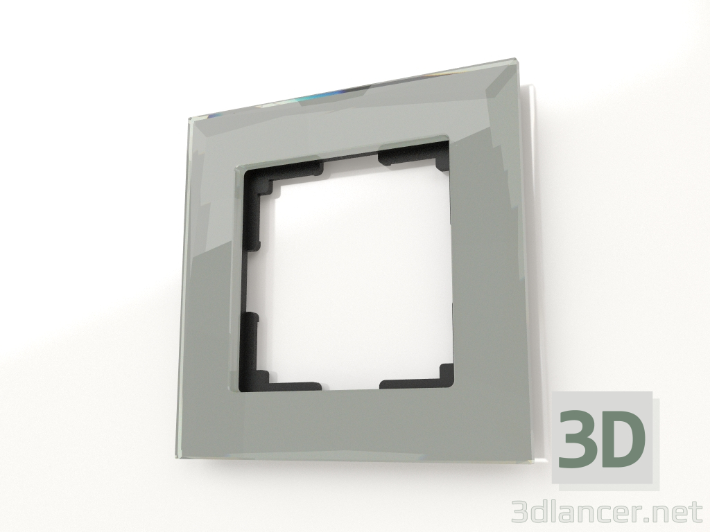 modèle 3D Cadre Diamant pour 1 poteau (miroir) - preview