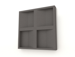 3D настінна панель CONCAVE (сірий)
