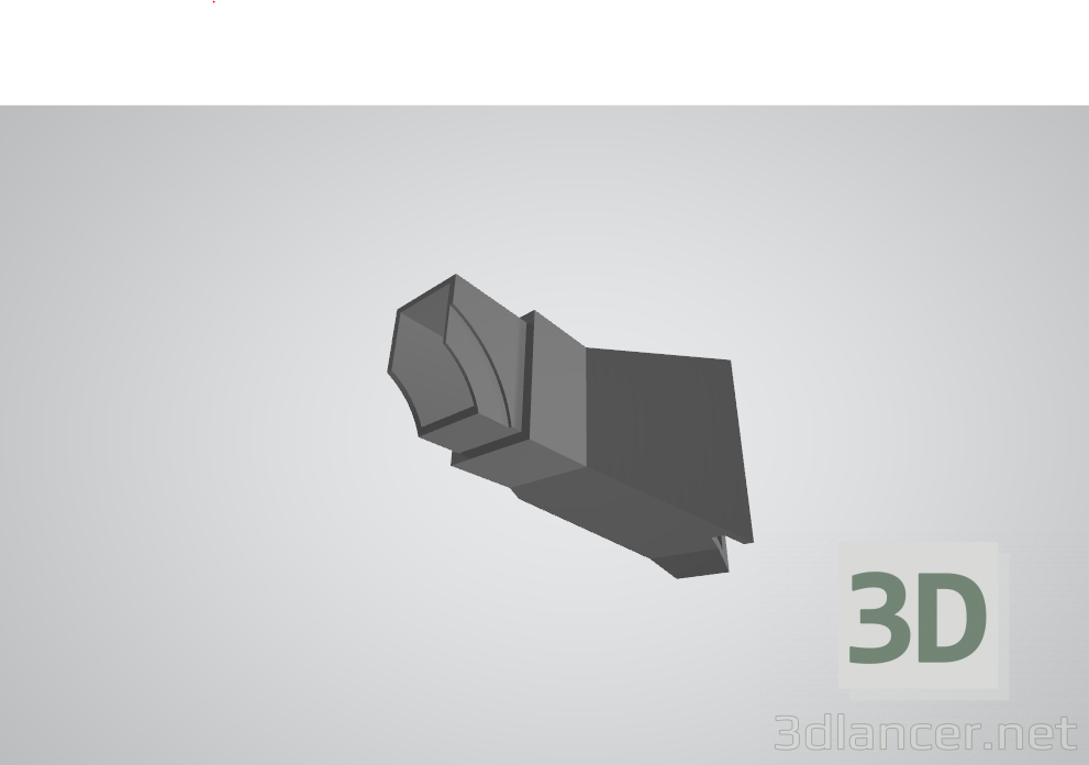3D Modell Belüftung für Drucker F430 - Vorschau