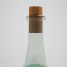 3d пляшка з вірусом ковід19, bottle covid-19 модель купити - зображення