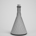 modello 3D di bottiglia covid19, bottiglia covid-19 comprare - rendering