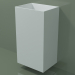 3D modeli Duvara monte lavabo (03UN26102, Glacier White C01, L 48, P 36, H 85 cm) - önizleme