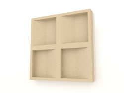 3D wall panel CONCAVE (ivory)