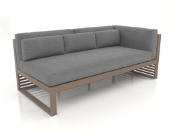 Modular sofa, section 1 right (Bronze)