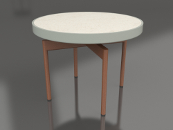 Runder Couchtisch Ø60 (Zementgrau, DEKTON Danae)