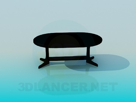 3D Modell Esstisch - Vorschau