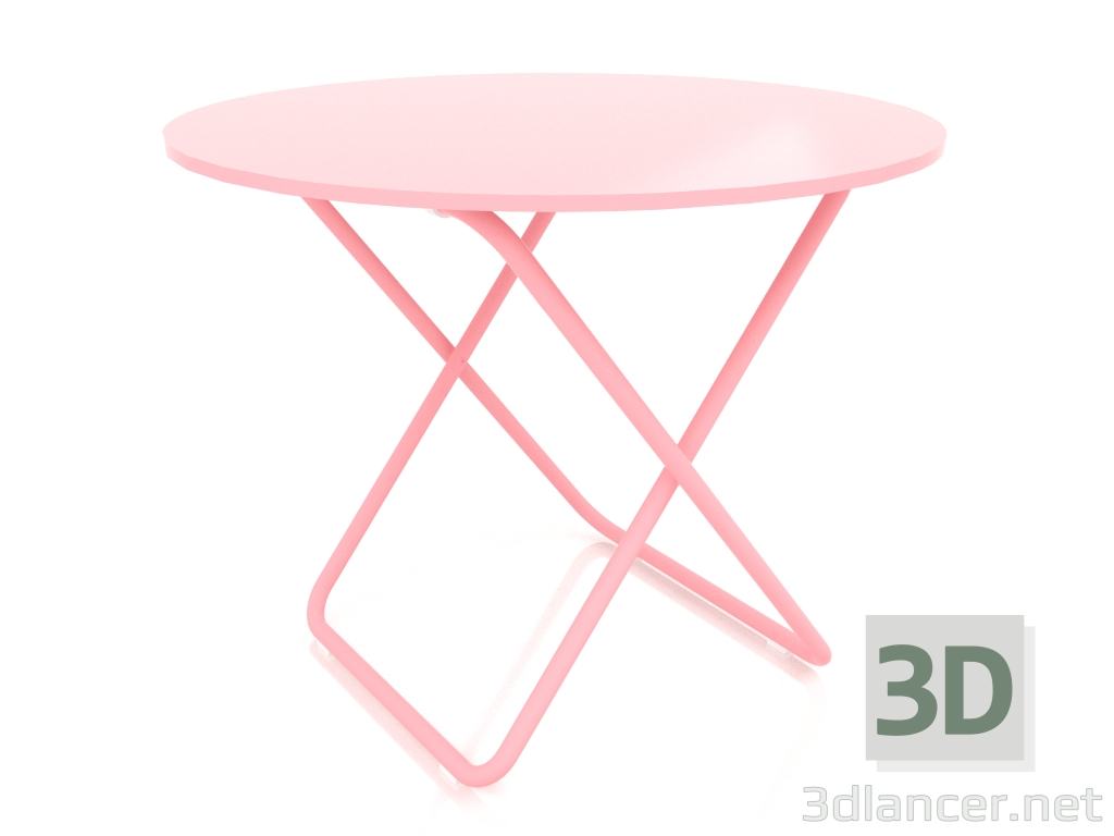 3D Modell Esstisch (Rosa) - Vorschau