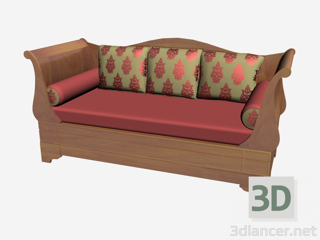 Modelo 3d Clássicos do sofá FL003 - preview