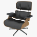 3d модель Кресло кожаное Eames Lounge – превью