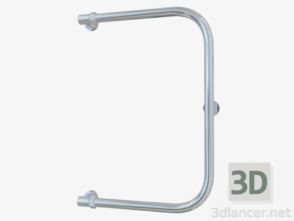 3d model P-shaped radiator (600x400) - preview